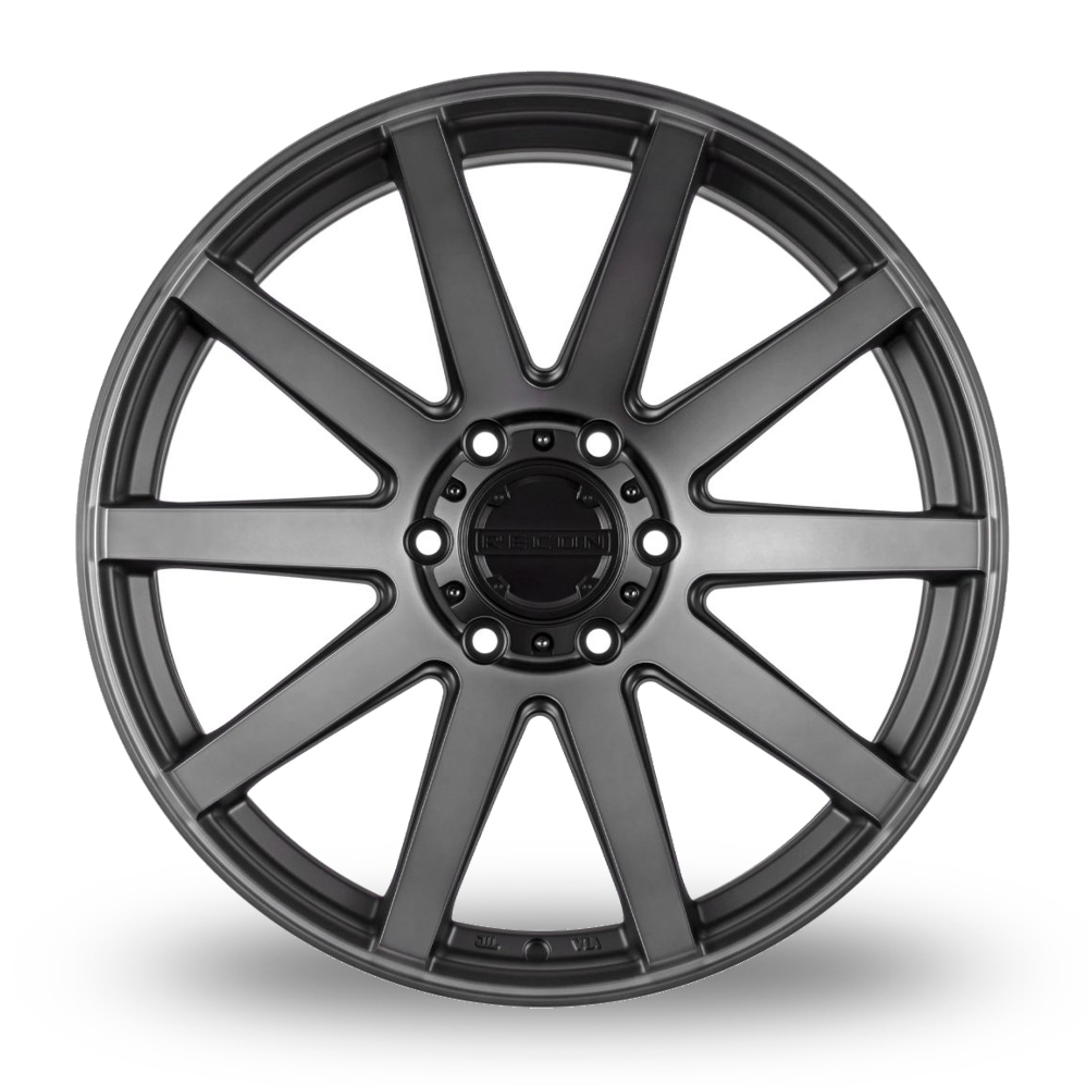 20" Recon Off-Road Force Satin Black Polished Alloy Wheels