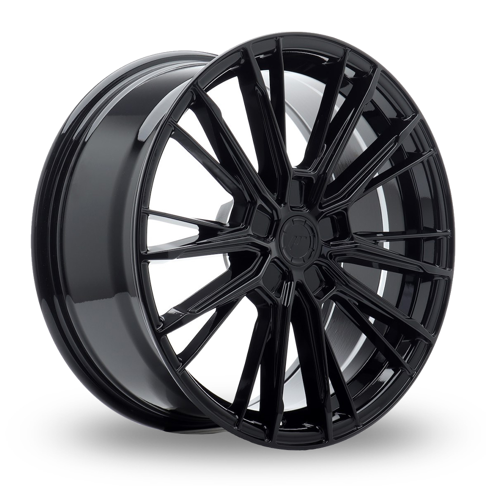 Japan Racing JR52 (9.5x19) (Custom Fitment) Gloss Black Alloy Wheels