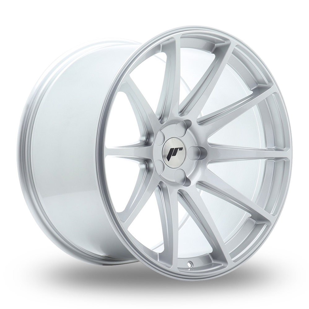 Japan Racing JR11 (11x20) (Custom Fitment) Hyper Silver Alloy Wheels