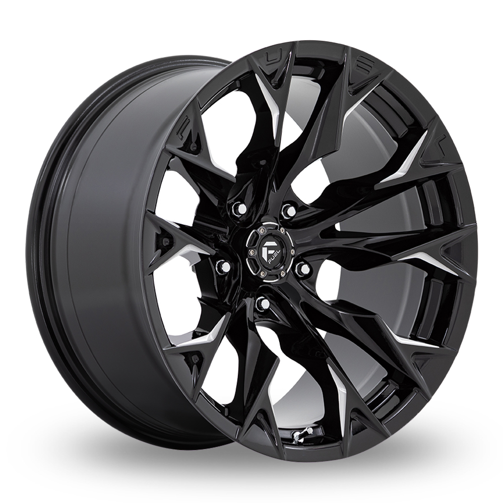 Fuel Off-Road D803 Flame (USA Warehouse) Gloss Black Milled Alloy Wheels