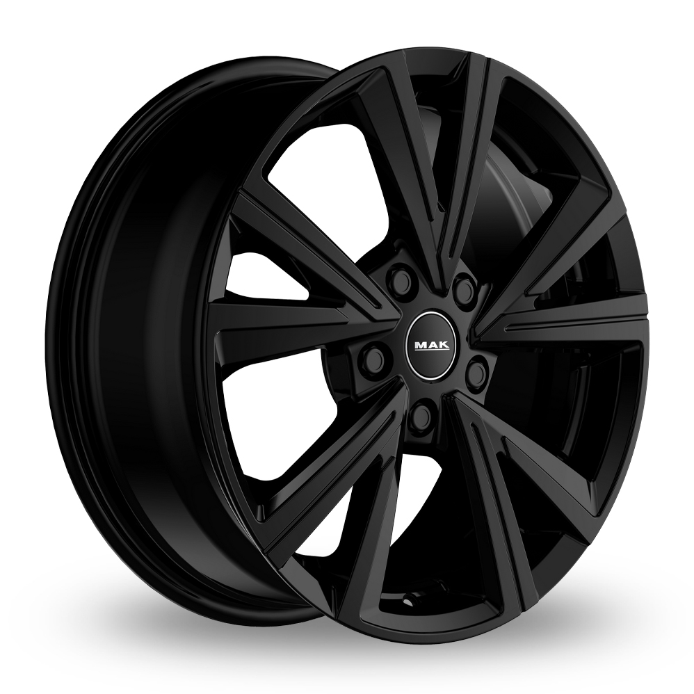 18" MAK Qvarz Gloss Black Alloy Wheels