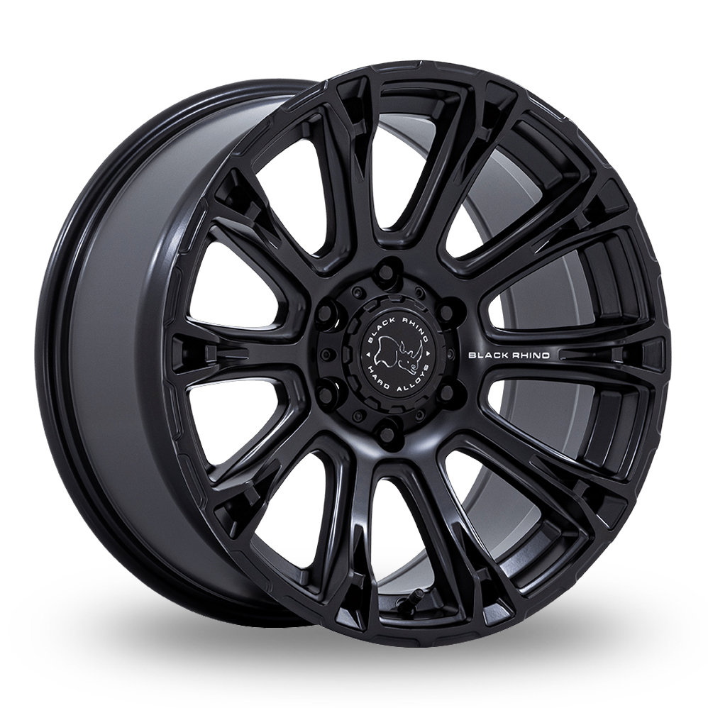 Black Rhino BR020 Diamondback (USA Warehouse) Matt Black Alloy Wheels