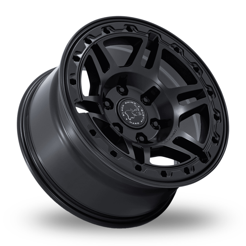 17" Black Rhino BR039 Vanguard (USA Warehouse) Matt Black Alloy Wheels