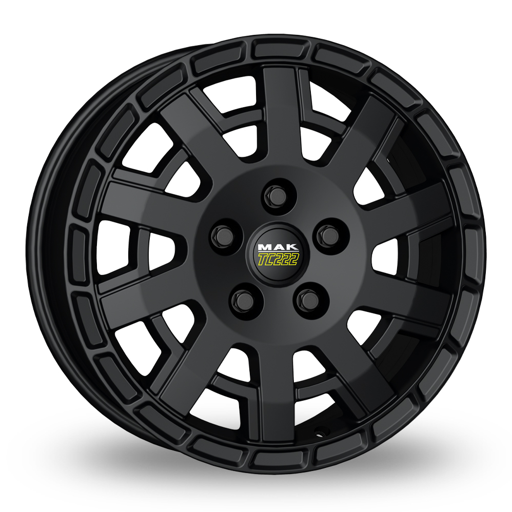 MAK Legend Matt Black Alloy Wheels