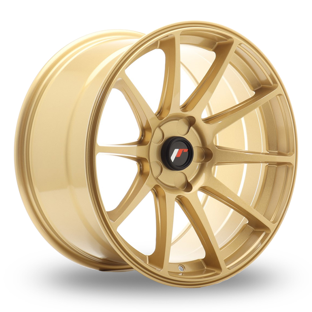 Japan Racing JR11 (8.5x18) (Custom Fitment) Gold Alloy Wheels