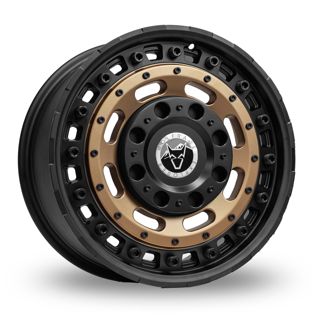 Wolfrace Explorer Slotmag Matt Black Matt Bronze Alloy Wheels