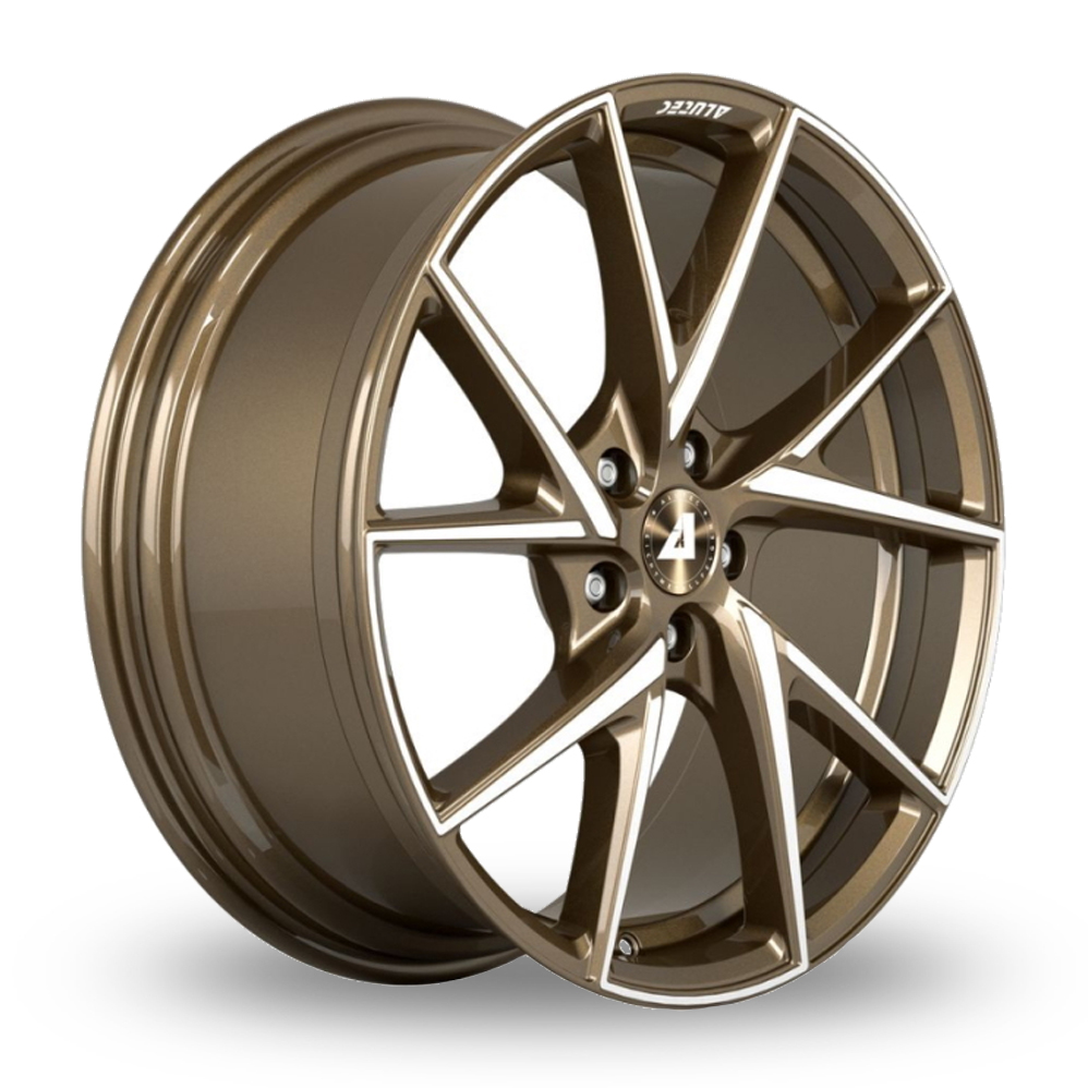 17" Alutec ADX.01 Metallic Bronze Polished Alloy Wheels