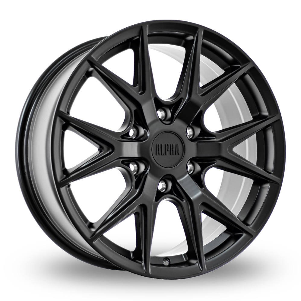Alpha Off-Road Scout Satin Black Alloy Wheels