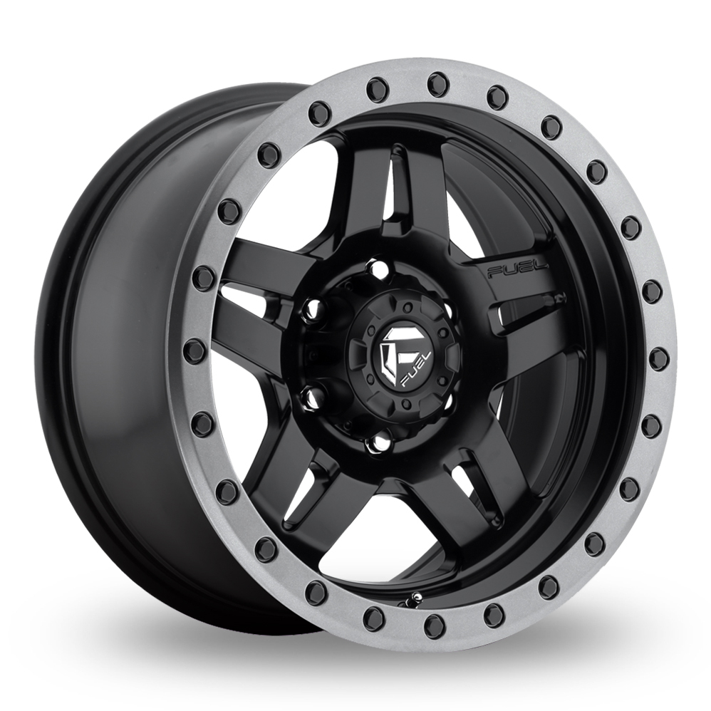 Fuel Off-Road D557 Anza (EU Warehouse) Matt Black Gunmetal Ring Alloy Wheels