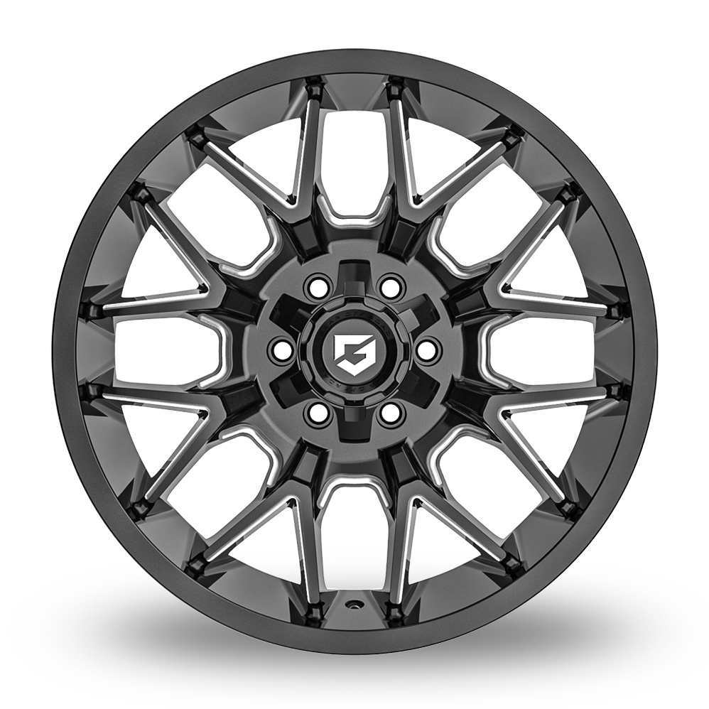20" Fondmetal 768 Primacy Glossy Black Milled Alloy Wheels