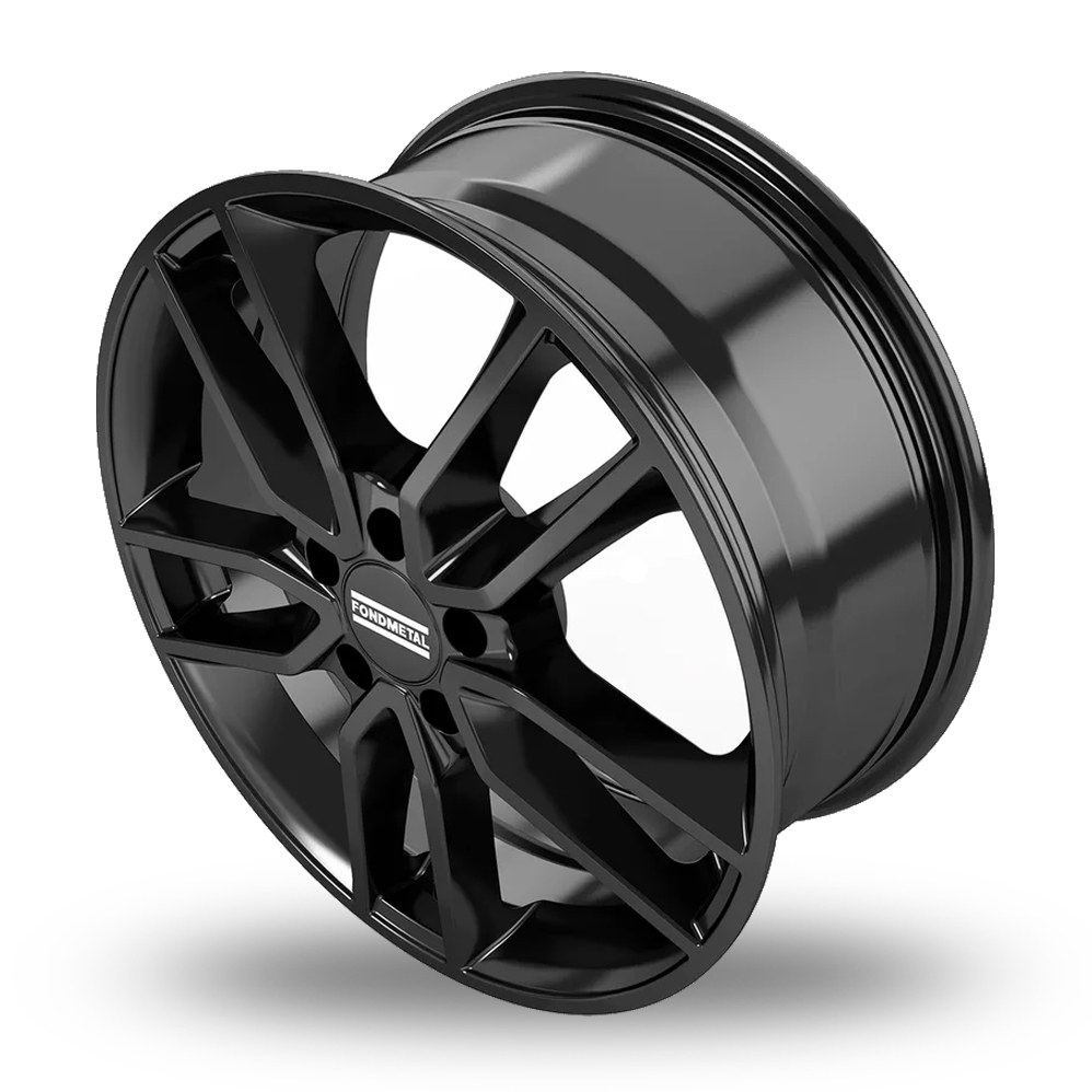 17" Fondmetal Koros Gloss Black Alloy Wheels