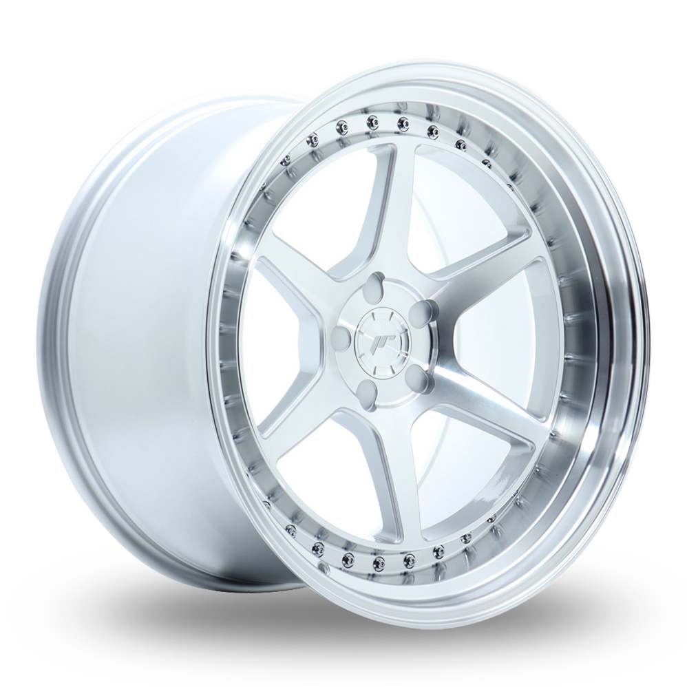 Japan Racing JR43 (11x19) (Custom Fitment) Silver Machined Face Alloy Wheels
