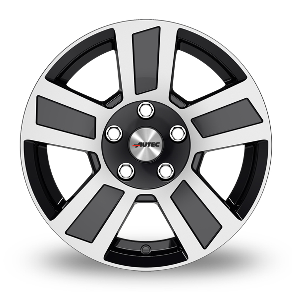 16" Autec Tigris Black Polished Alloy Wheels