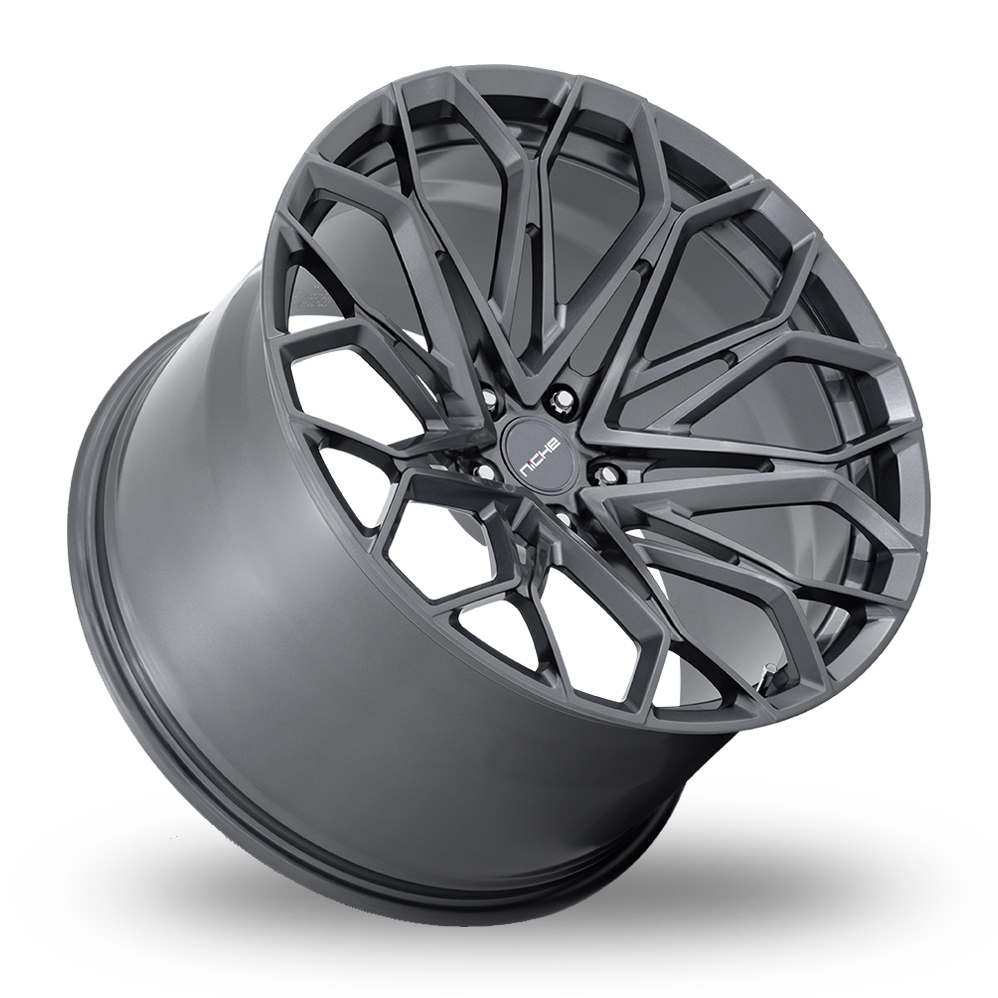 20" Niche NC600 Manta (USA Warehouse) Satin Gunmetal Alloy Wheels