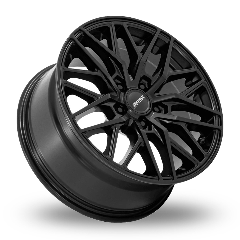 17" Petrol PE004 P3E Matt Black Alloy Wheels