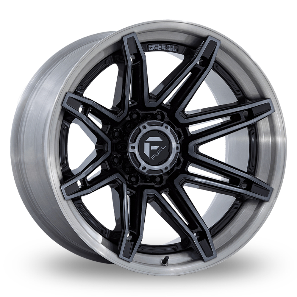 Fuel Off-Road FC401 Brawl (USA Warehouse) Gloss Black Brushed Dark Tint Alloy Wheels