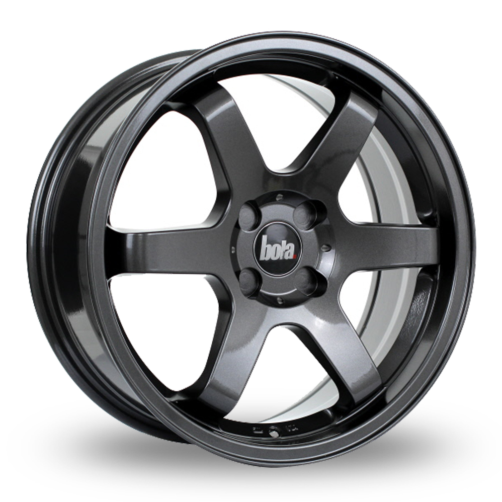 19 Inch Bola B1 Gun Metal Alloy Wheels