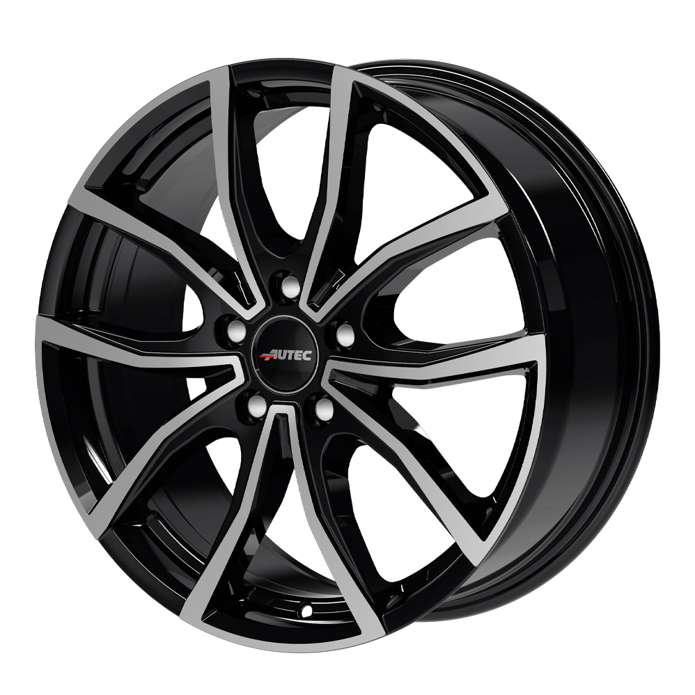 18" Autec Vidron Black Polished Alloy Wheels