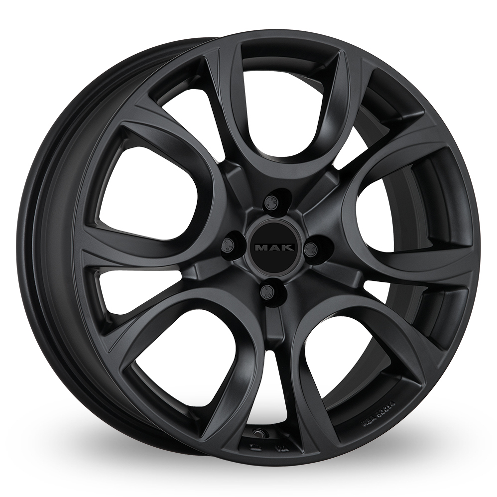 MAK Torino W Matt Black Alloy Wheels