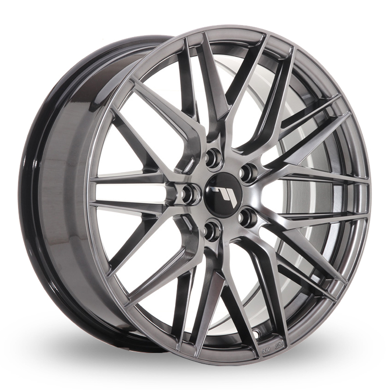 Japan Racing JR28 (7x16) (Custom Fitment) Hyper Black Alloy Wheels