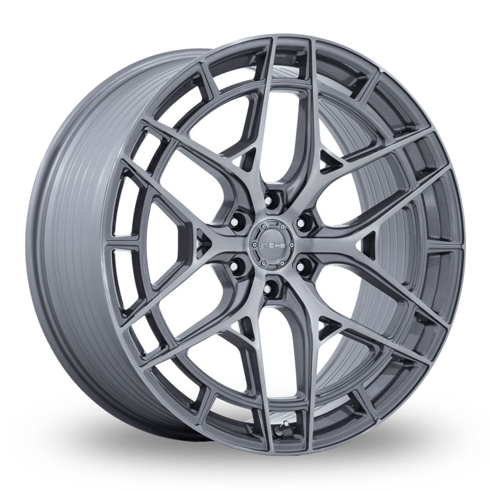 Niche NC284 Adria (USA Warehouse) Platinum With Brushed Face Alloy Wheels