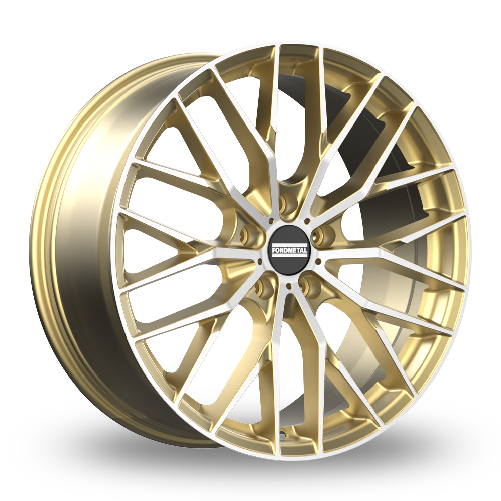 Fondmetal Makhai Gloss Gold Machined Alloy Wheels