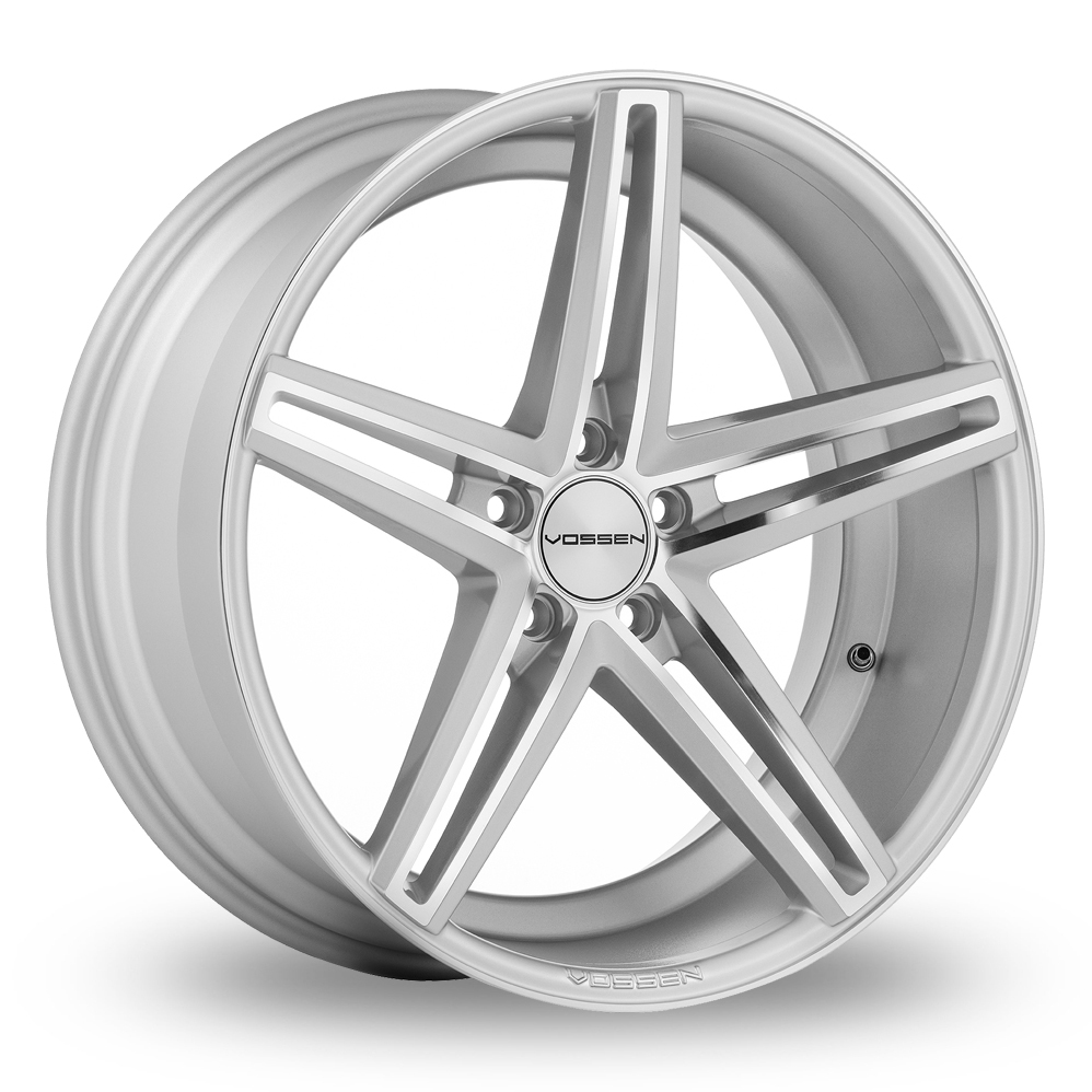 20 Inch Vossen CV5   Silver Polished Alloy Wheels