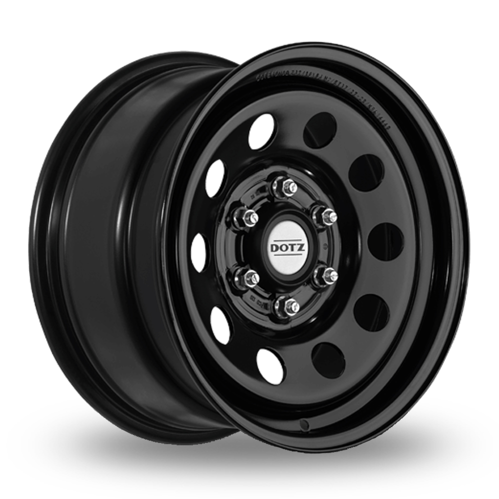 16" Dotz Modular Gloss Black Alloy Wheels