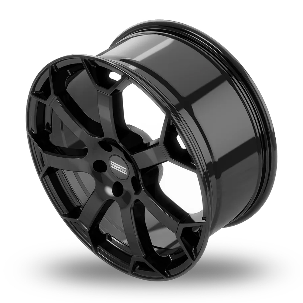 19" Fondmetal Zephyrus Gloss Black Alloy Wheels