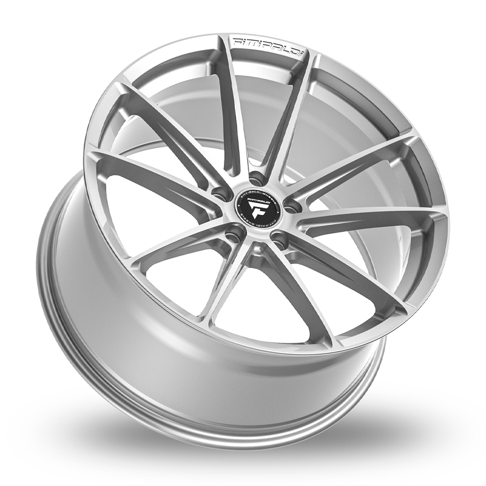 20" Fondmetal FS362 Fittipaldi Gloss Silver Alloy Wheels