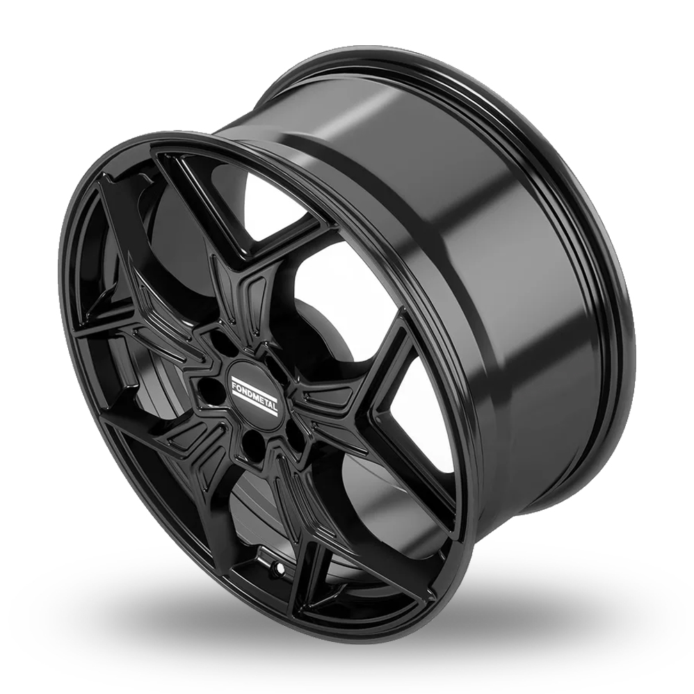 20" Fondmetal Taranis Gloss Black Alloy Wheels
