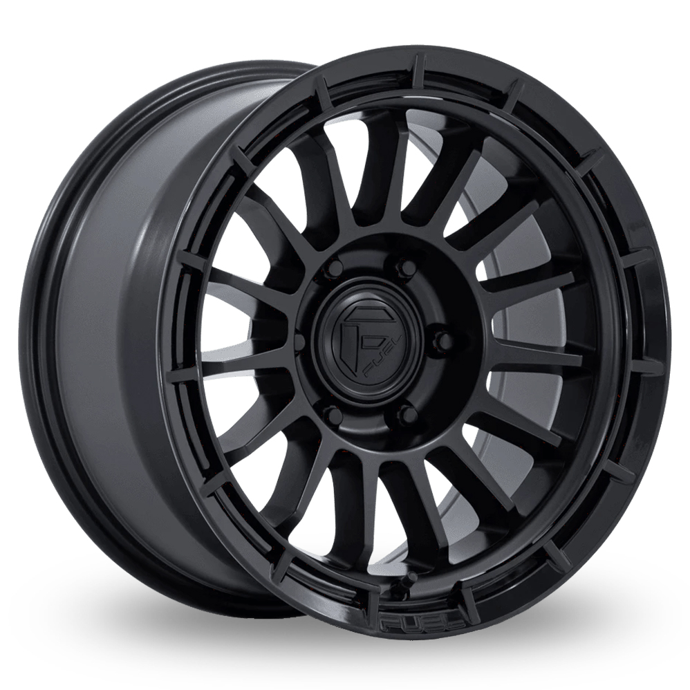Fuel Off-Road FC905 Ascend (USA Warehouse) Matt Black Gloss Black Lip Alloy Wheels