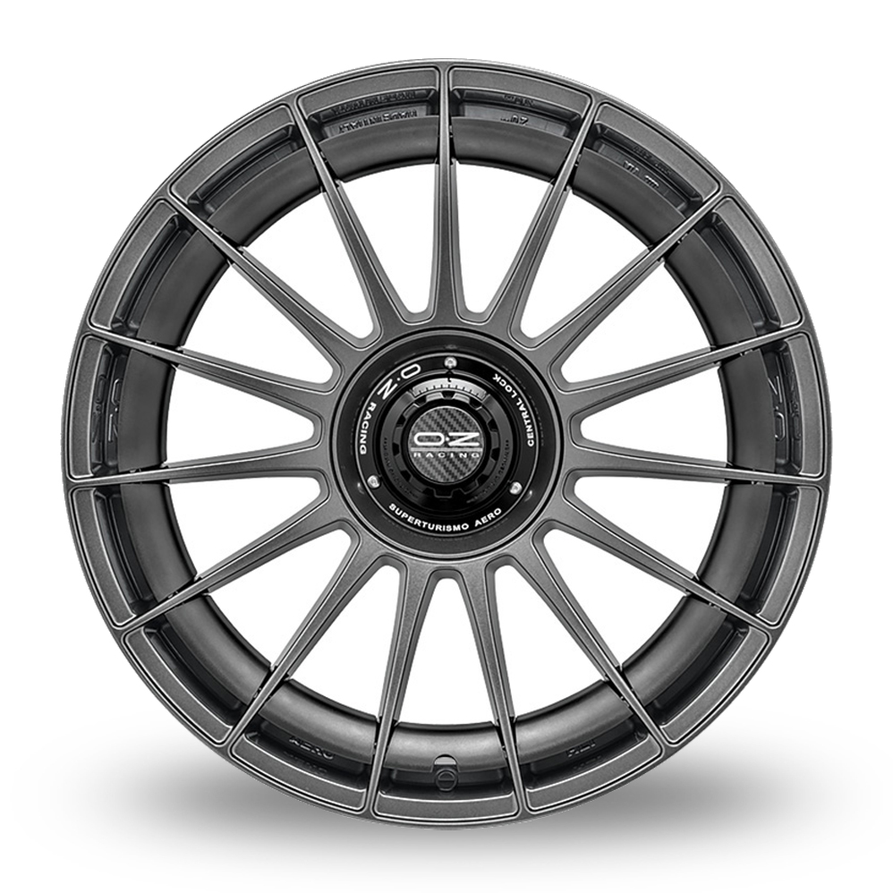 19" OZ Racing Superturismo Aero Star Graphite Alloy Wheels