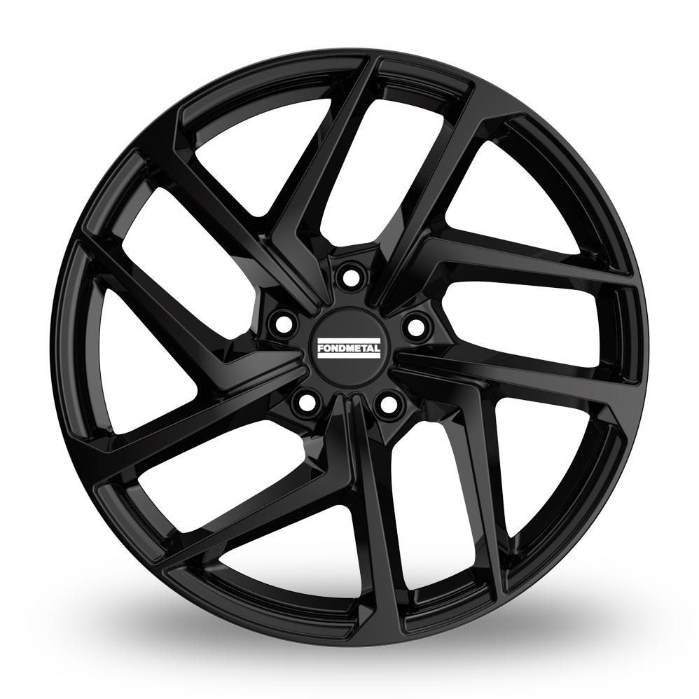19" Fondmetal Taara Gloss Black Alloy Wheels