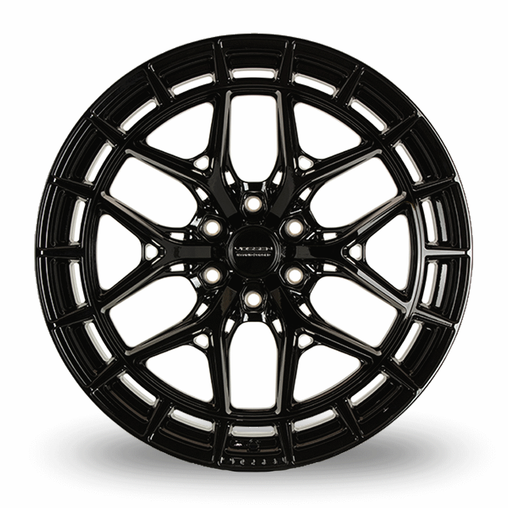 20" Vossen HFX-1 (11x20) (Super Deep Concave) Gloss Black Alloy Wheels
