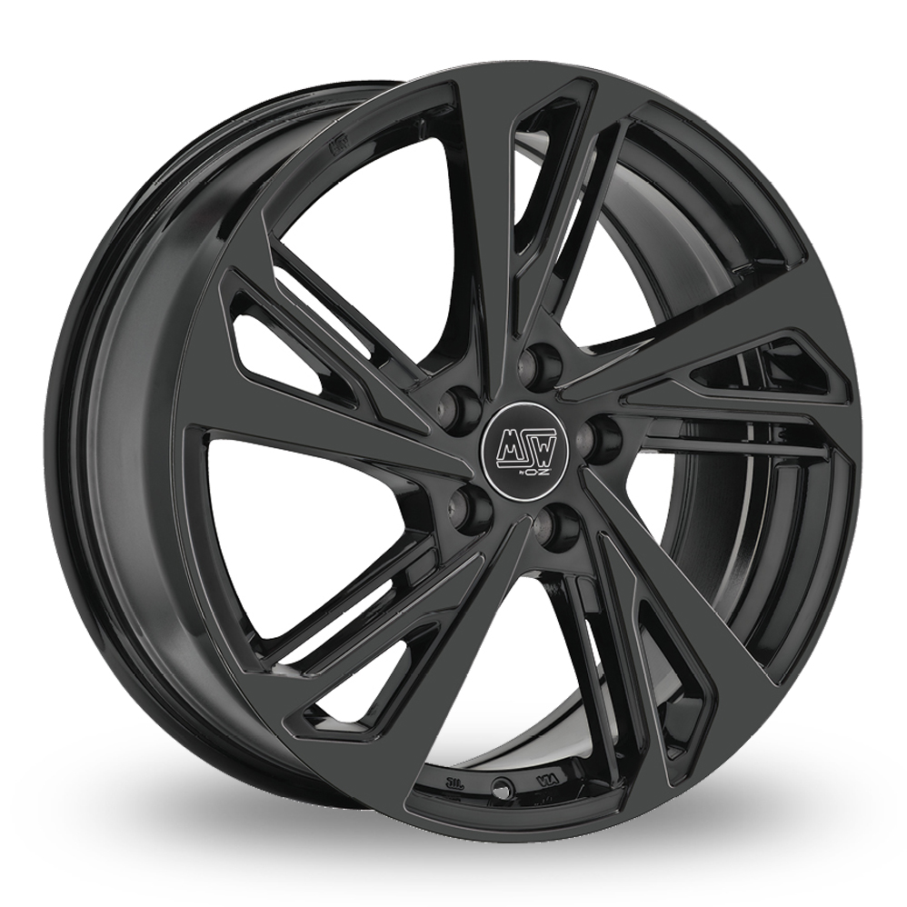 MSW (by OZ) 60 Gloss Black Alloy Wheels