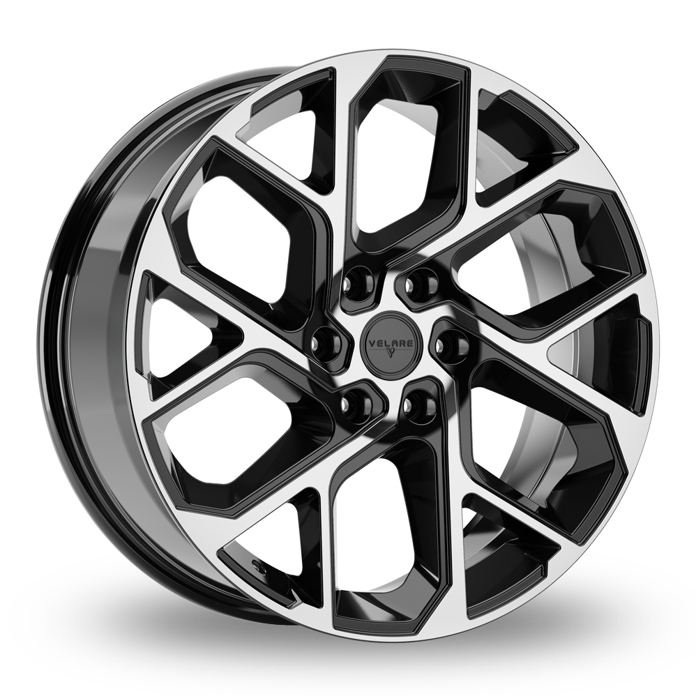 Velare VLR-6S Gloss Black Machined Alloy Wheels