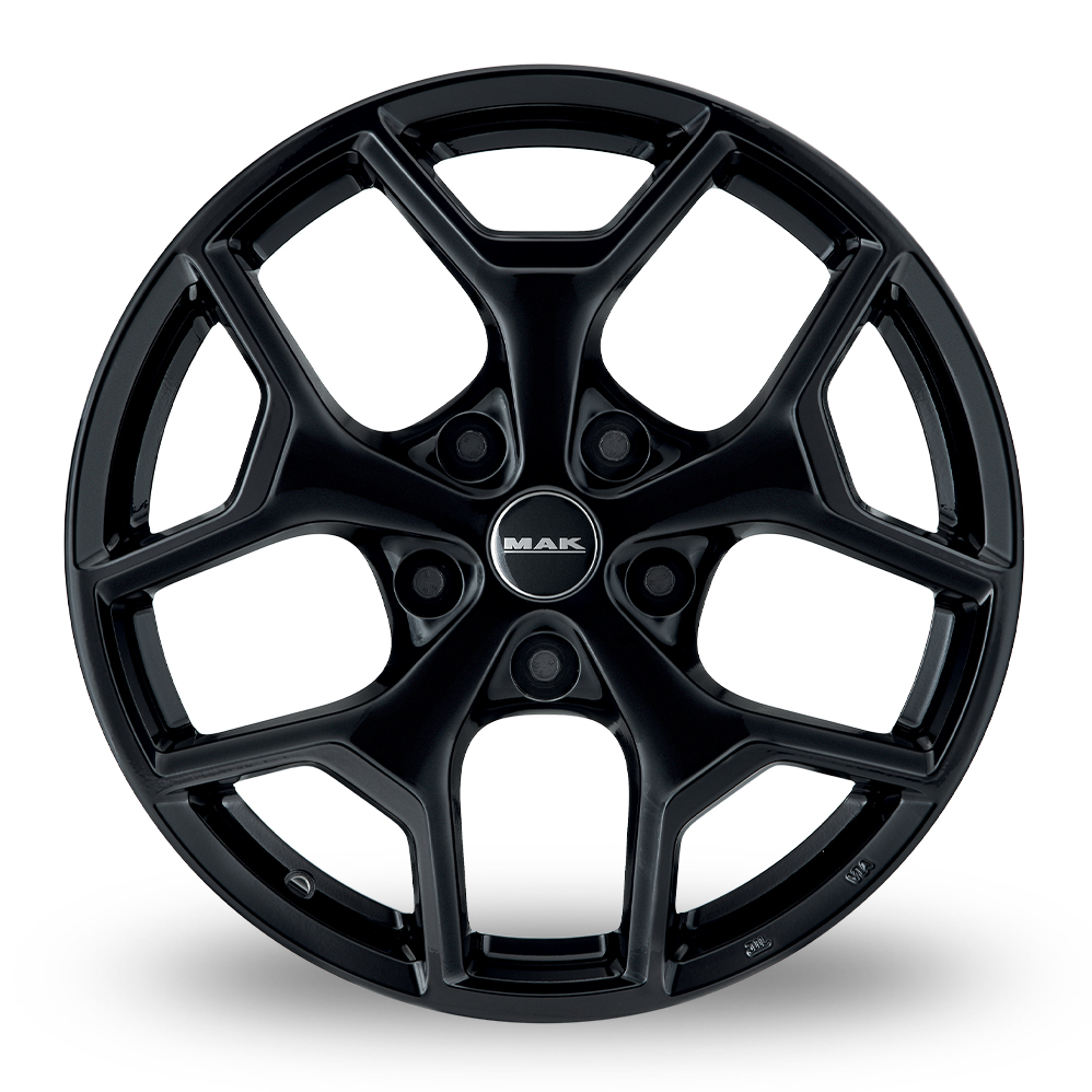 17" MAK Liberty Gloss Black Alloy Wheels