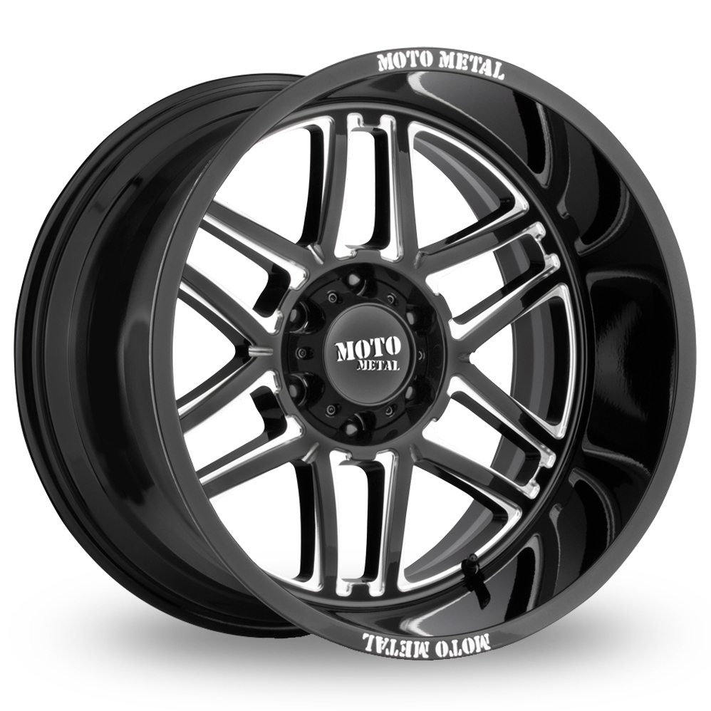 Moto Metal MO992 Folsom Gloss Black Milled Alloy Wheels