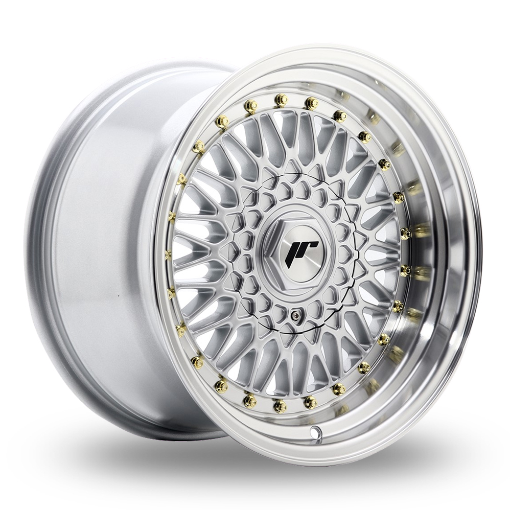 Japan Racing JR9 (9x16) Silver Machined Lip Alloy Wheels
