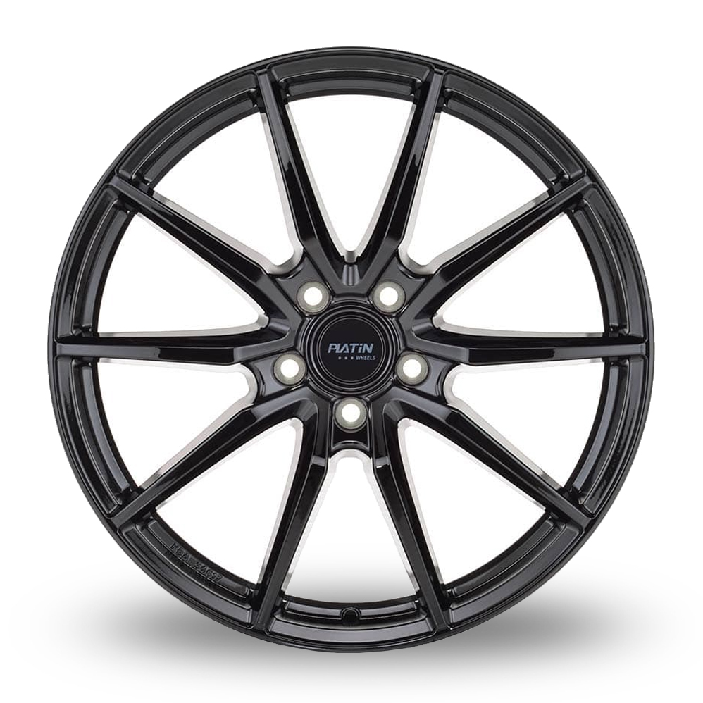 19" Platin P 109 Gloss Black Alloy Wheels