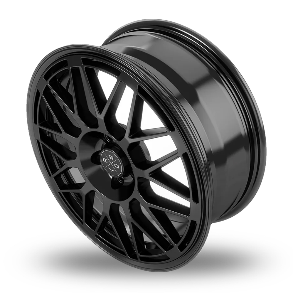 17" Fondmetal 9EVO Gloss Black Alloy Wheels