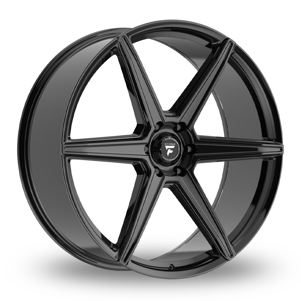 Fondmetal FS373 Fittipaldi Gloss Black Alloy Wheels