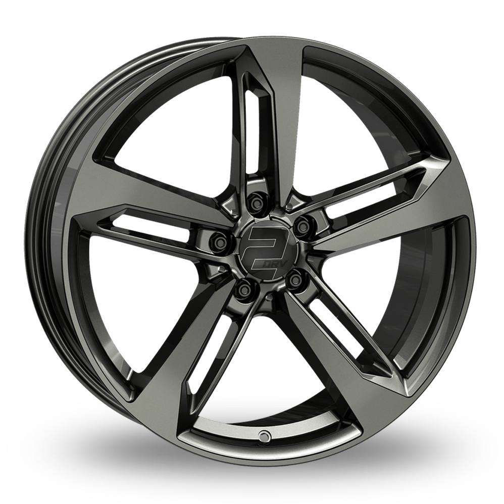2DRV WH36 Dark Gunmetal Full Alloy Wheels