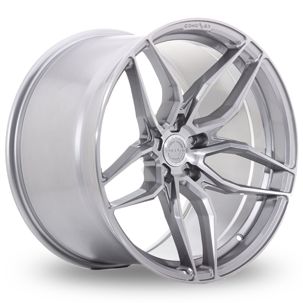 Concaver CVR3 (8.5x19) (Performance Concave) Brushed Titanium Alloy Wheels