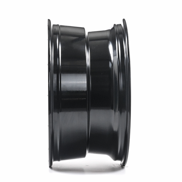 18" 1AV ZX1 Gloss Black Polished Alloy Wheels