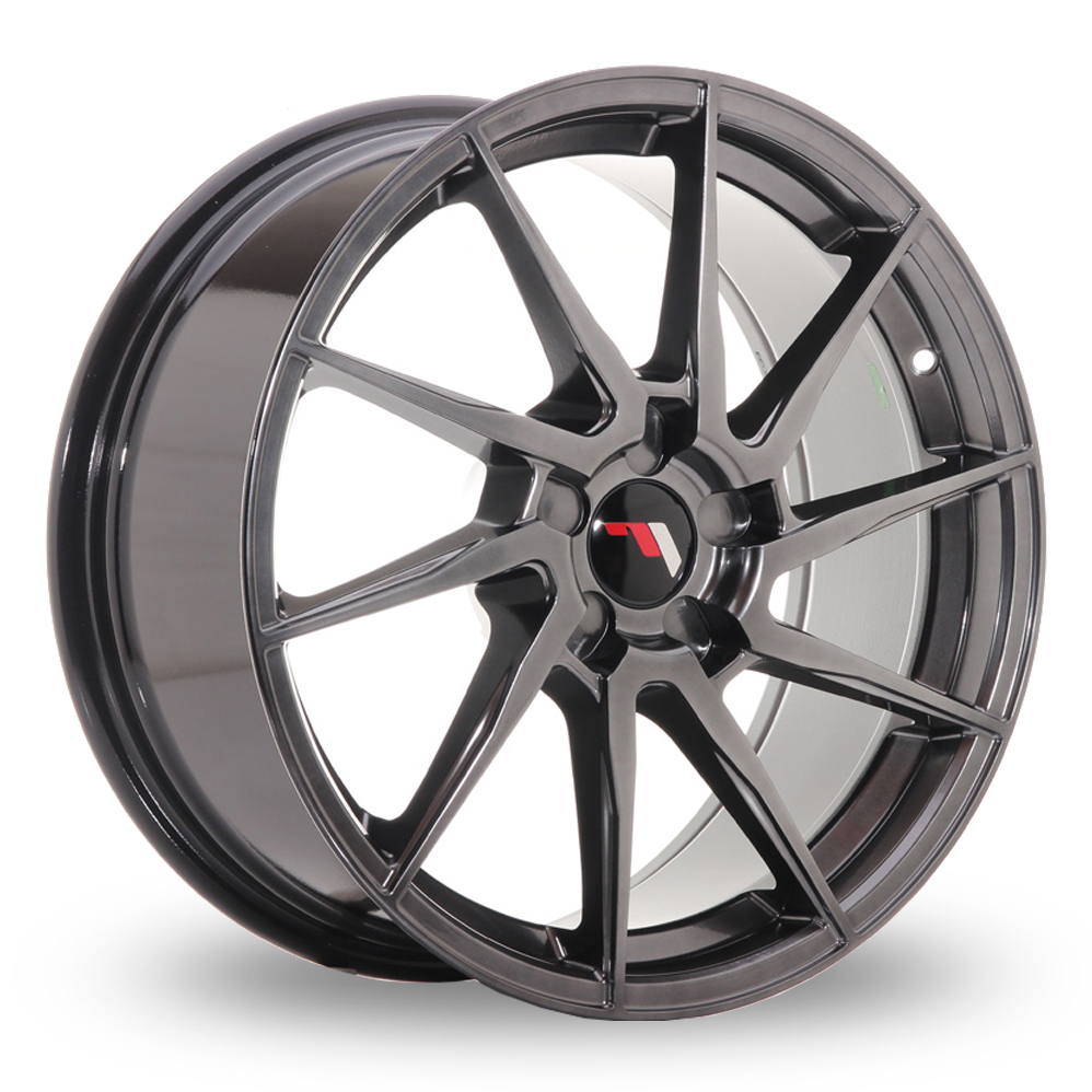 Japan Racing JR36 (8x18) (Custom Fitment) Hyper Grey Alloy Wheels