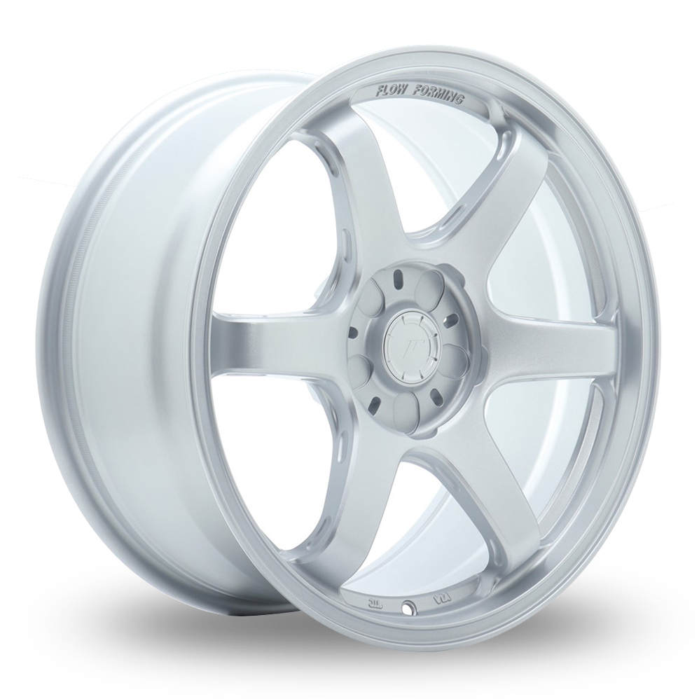 Japan Racing SL-03 (8.5x19) (Custom Fitment) Matt Silver Alloy Wheels