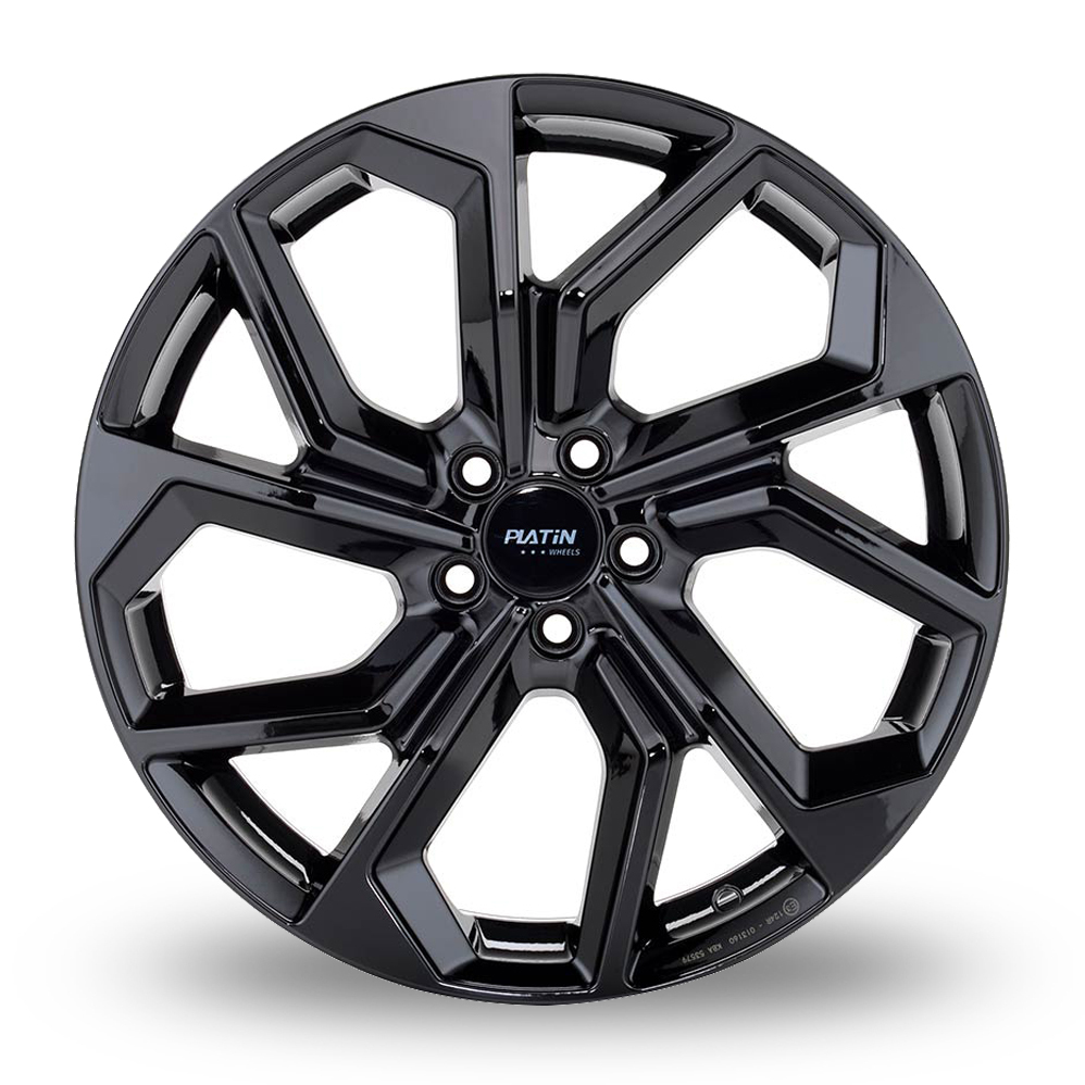 17" Platin P 97 Gloss Black Alloy Wheels