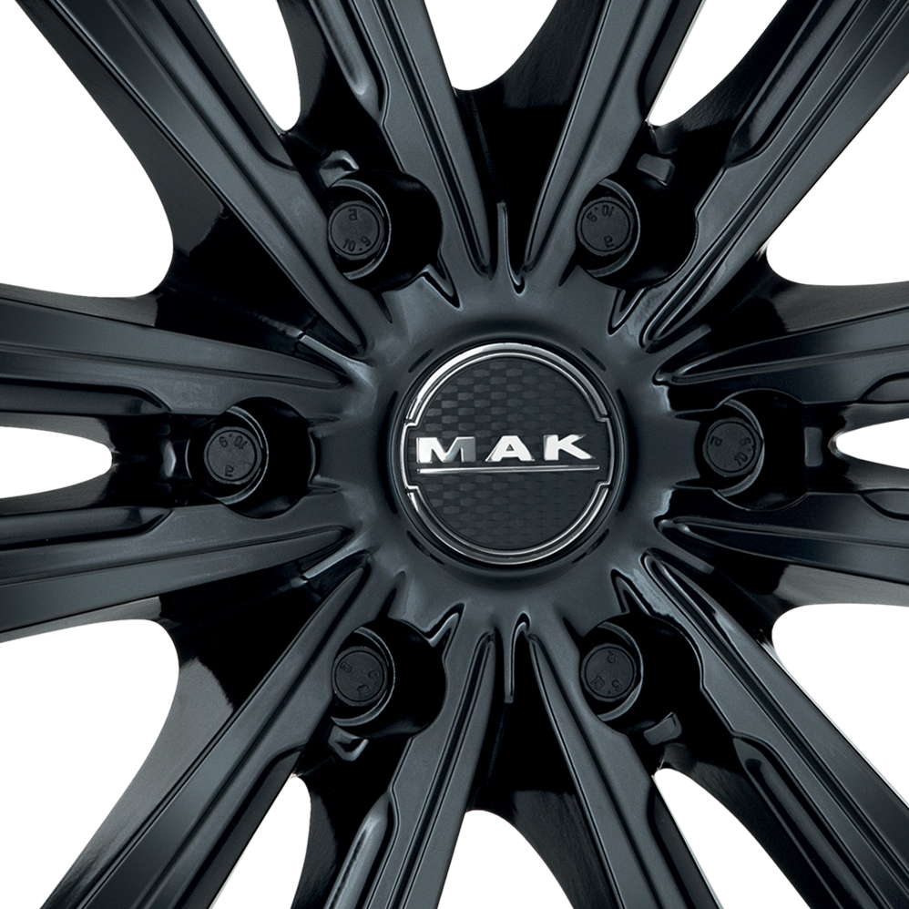 17" MAK SAFARI6 Gloss Black Alloy Wheels